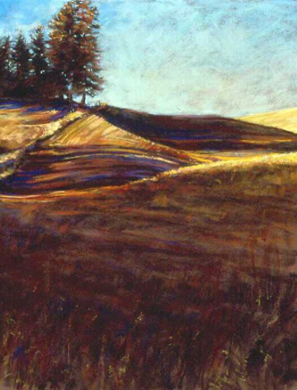 October Sun, Palouse Unique Giclee Print