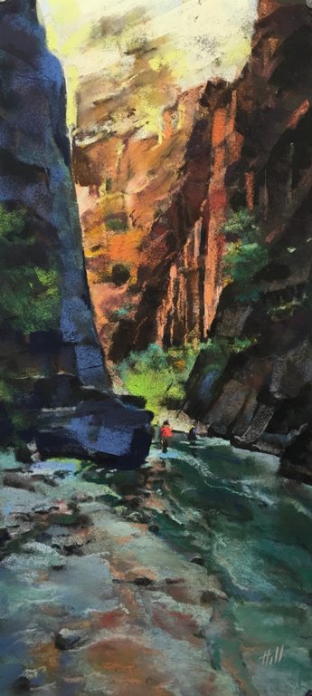 October evening, Narrows Canyon