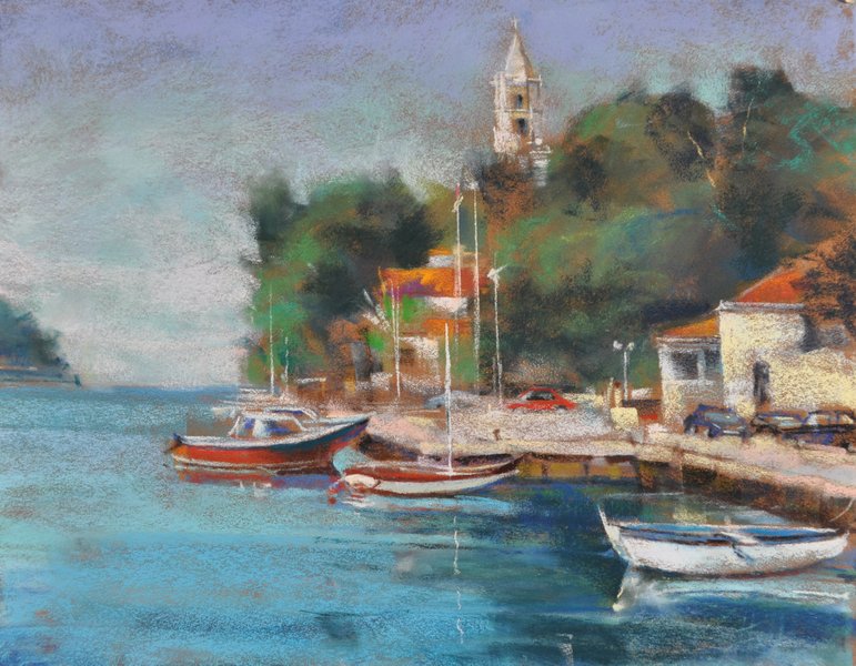 Croatian Harbor Repose