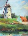 Canal and Windmill